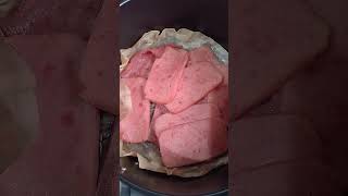 Fried Spam sa airfryer breakfast mealshortfeeds food satisfyingairfryerrecipes [upl. by Naara]