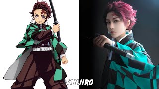 Kimetsu no Yaiba Characters in real life Cosplay [upl. by Enicar94]