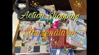 Action Shopping 131217  Stanzenalarm neue Weihnachtsblöcke [upl. by Jehius]