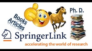 springer link site intéressant pour chercher les articles أين أجد البحوث العلمية [upl. by Ellerad]