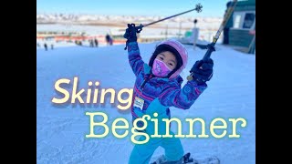 Skiing at Mission Ridge Saskatchewan 2022  Begginer [upl. by Streetman]