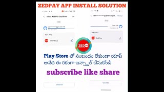 Zedpay app install without Play Store permission తెలుగు లో zebpay trending recharge [upl. by Suillenroc]