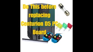 DONT REPLACE YOUR Centurion D5 PC Board YET Fix the Fuses First [upl. by Tutto]