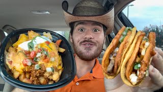 Taco Bell Cheesy Street Chalupas and Jalapeno Ranch Nacho Fries Review [upl. by Merril]