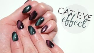 Efekt CAT EYE ♦ proste zdobienie hybrydowe ♦ NeoNail [upl. by Varney]