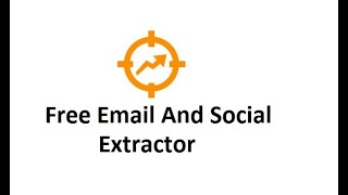 Free Email And Social Extractor Growth Hunt Best Email And Social Profile finder Extractor [upl. by Enilaf]