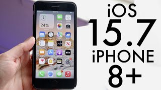 iOS 157 On iPhone 8 Plus Review [upl. by Moskow]