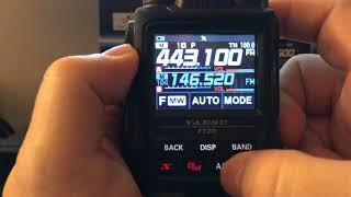 Yaesu FT3DR Introduction yaesu ft3dr hamradio ht [upl. by Marpet]