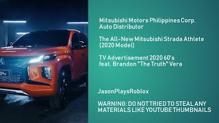 Mitsubishi Strada Athlete TVC 60s feat Brandon quotThe Truthquot Vera 2020 [upl. by Diraf231]