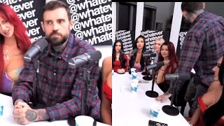 Adam22 Gets MARKED OUT amp WALKS OFF Podcast After THREATS In HEATED Debate “HE TURNED DOWN THE FADE [upl. by Dnomed]