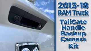 20132018 Ram Truck  Backup Rear Camera Upgrade  Easy Plug amp Play Install [upl. by Ecirual838]