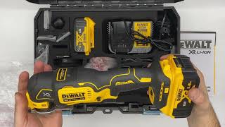 Unboxing DeWalt DCS356NT Brushless MultiTool Cordless18V [upl. by Maighdlin]