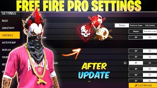 Free Fire Control Settings  Free Fire Pro Settings 2024  Player 07 [upl. by Ahsiele]