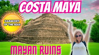 Costa Maya  Visiting Mayan Ruins  Day 5 Cruise Vlog  Harmony of the Seas  Royal Caribbean [upl. by Pufahl]