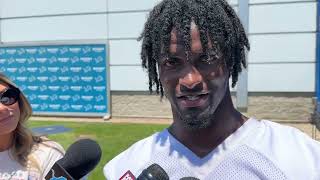 Lions rookie Ennis Rakestraw Jr reflects on OTAs looks ahead to training camp [upl. by Swetlana]