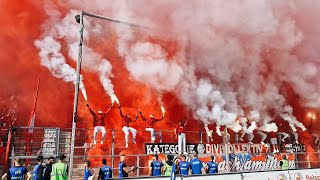 OFCFANS ZÜNDELN IN FRANKFURT PYROTECHNIK BEI FSV FRANKFURT  KICKERS OFFENBACH [upl. by Welch]