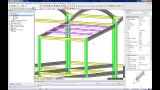 FR EN 1993 Calcul de structures métalliques avec Scia Engineer [upl. by Suilienroc]