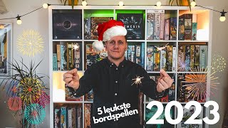 Mijn Top 5 leukste bordspellen uit 2023 [upl. by Etteval]