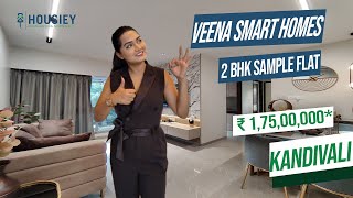 Veena Smart Homes Kandivali  2 BHK Sample Flat Tour  Veena Developers Kandivali West [upl. by Mendel]