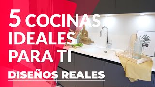 Cocinas MODERNAS y PEQUEÑAS ¡Para cualquier piso [upl. by Rorie587]