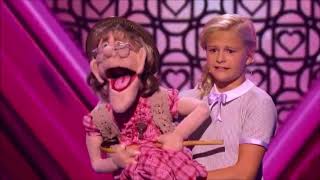 Darci Lynne ventríloqua mirim  Todas as apresentações  Americas Got Talent 2017 [upl. by Ynoep]