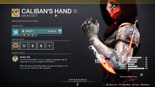 HOW TO GET CALIBANS HAND  DESTINY 2 [upl. by Lesab81]