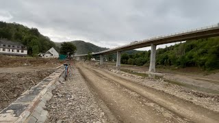 190821 Altenahr 360 Grad Blick auf Altenburg Update Ahr Flutkatastrophe [upl. by Ellatsirhc]