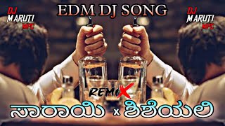 SARAYI SHISHEYALI EDM DJ SONG REMIX BY DJ MARUTI MPC DHARWAD [upl. by Kantor]