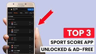 3 Best Free Sport Score Apps For Android [upl. by Ahtiek]