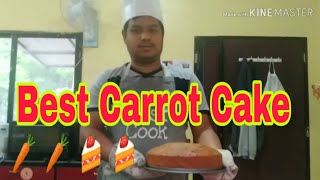 Carrot cake recipe gajar ko cake banaune tarikaगाजर को केक how to make carrot cake 🥕 🥕 🍰 🍰 [upl. by Dirgni]