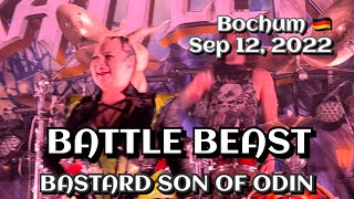 Battle Beast  Bastard Son Of Odin Bochum🇩🇪 September 12 2022 LIVE HDR 4K [upl. by Ahsemac]