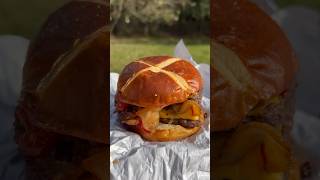 NEW Wendy’s PRETZEL Baconator [upl. by Jablon]