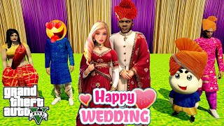 GTA 5  Finally Franklin Got Married In Gta5 l Shinchan celebrating Franklin wedding l funny [upl. by Eninej435]