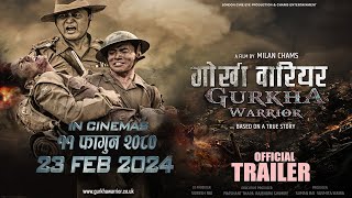 GURKHA WARRIOR  NEPALI MOVIE OFFICIAL TRAILER 2024  RITESH CHAMS VIJAY LAMA REBIKA GURUNG [upl. by Urbai]