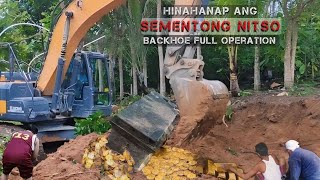 hinahanap ang sementong nitso backhoe full operation japanese treasure [upl. by Misti]