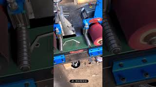 Reliable Automatic Flat Wire Drawing Belt Sander Machine for Welding Seam Grinding Components [upl. by Zonda]