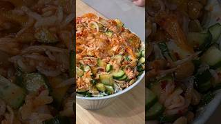 Ultimate natto rice bowl  KellysEating collab food [upl. by Ytirehc]