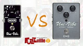 MXR UniVibe ChorusVibrato vs Dunlop UniVibe Stereo Chorus [upl. by Rosalia]