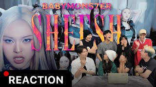 BABYMONSTER  ‘SHEESH’  REACTION by DP Dance Studio [upl. by Orsay]