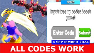 ALL CODES SEPTEMBER 4 2024 🪓 Axe Hunter ROBLOX [upl. by Eimat]