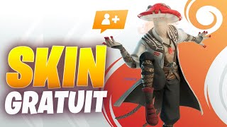 RECUPÉRE LE SKIN GRATUIT quotAmanite rougequot avec PARRAINER UN AMI 30 sur Fortnite [upl. by Nyrraf]