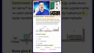 1 SORU 1 NET  ENERJİ VE HAREKET aytfizik yks shortvideo [upl. by Ahsikrats]