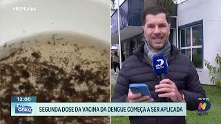 Segunda dose da vacina da dengue disponível em Florianópolis [upl. by Nowahs]