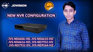 Jovision NVR Operating System details New Series  Part3 [upl. by Nwhas]