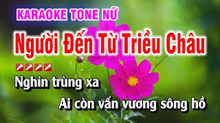 Người Đến Từ Triều Châu Karaoke Nhạc Sống Tone Nữ  Kim Chi Karaoke [upl. by Devondra16]