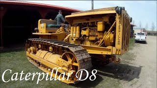 1948 Caterpillar D8 First Start 2012 [upl. by Tillfourd]