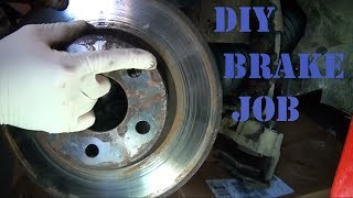 DIY How to Replace Front Brake Pads and Rotors on a 2003 Chevy Cavalier  Disk Brake Job [upl. by Ennovihc]