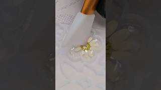 DIY Holographic Hair Clip with Real Daisy  UV Resin Tutorial 🌼✨ DIY HairClip UVResin Crafting [upl. by Mindi]