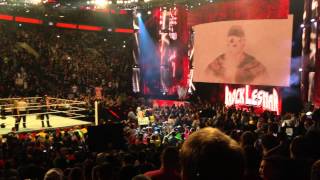 Brock Lesnar entrance Royal Rumble Philadelphia [upl. by Hoffmann643]