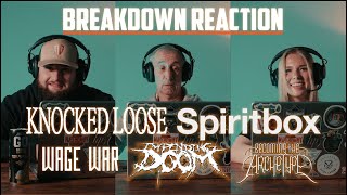 FORCING PEOPLE THAT HATE METAL TO REACT TO BRUTAL BREAKDOWNS [upl. by Yrad]